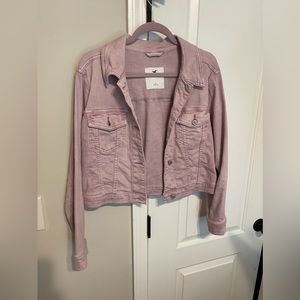 Hollister purple jean jacket size large